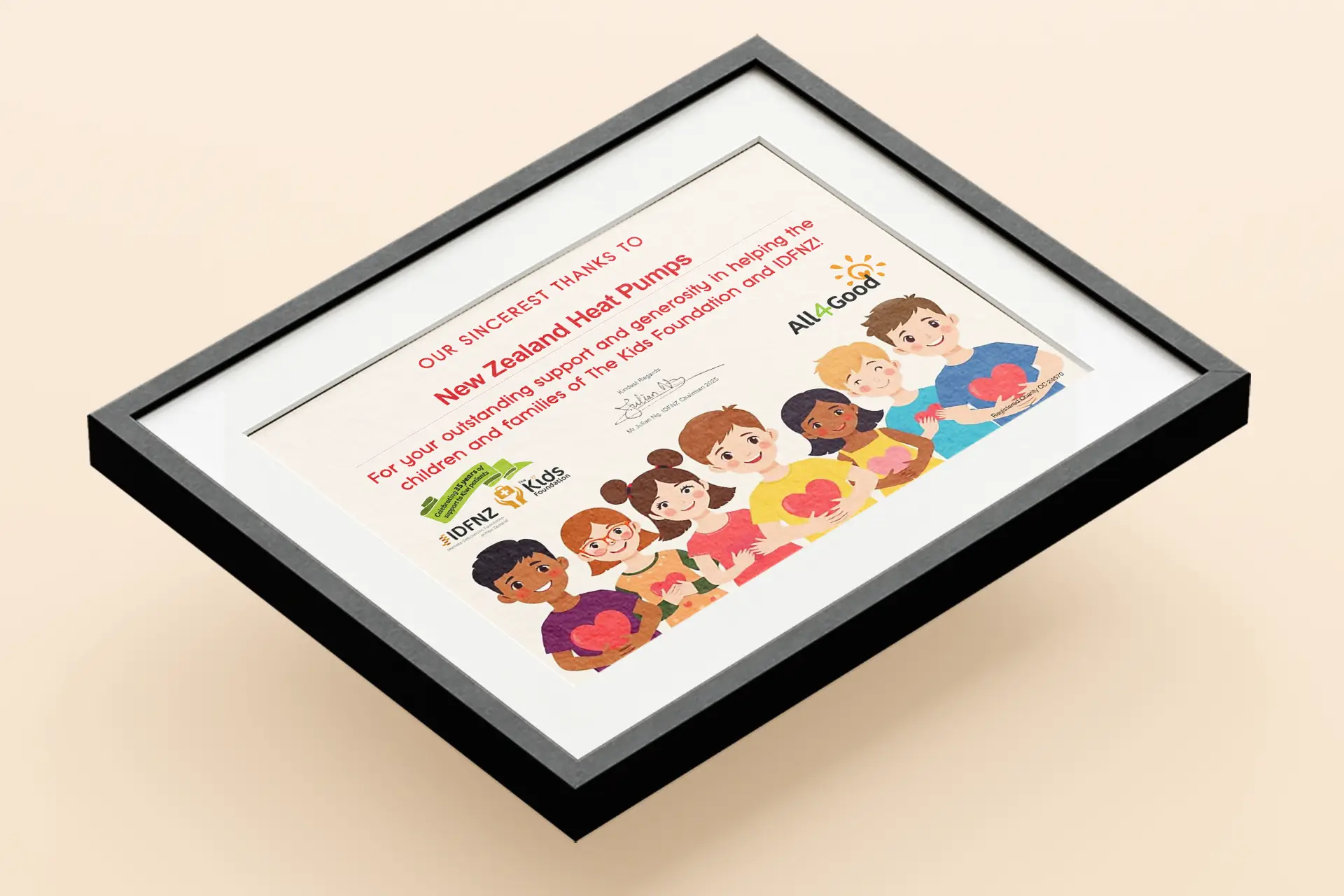 IDFNZ Donation Certificate 2025 1920x1280
